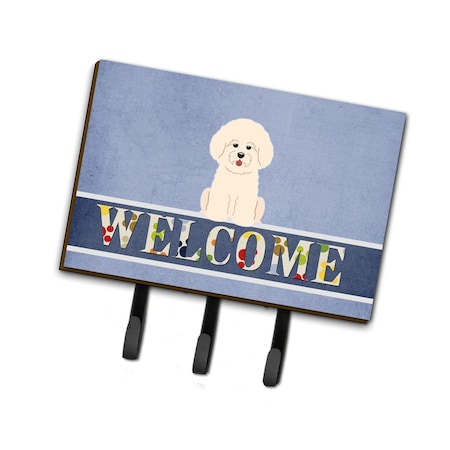 Carolines Treasures Bichon Frise Welcome Leash or Key Holder BB5656TH68